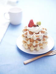 a sweet waffle