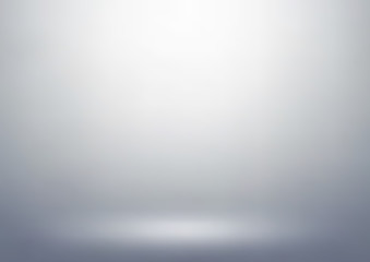 Empty gray studio room, used as background for display your products 