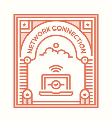 NETWORK CONNECTION ICON CONCEPT