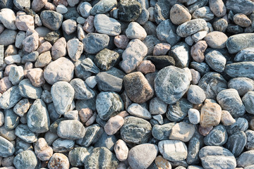 Texture of river stones