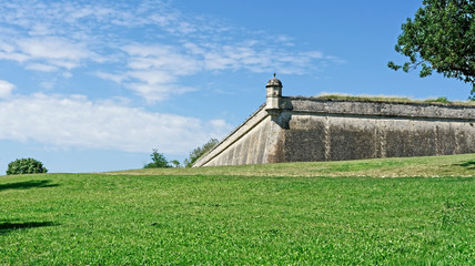 Guérite et bastion de la citadelle de Vauban à Blaye