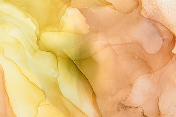  Abstract colorful background, wallpaper. Mixing acrylic paints. Modern art. Marble texture. Alcohol ink colors  translucent