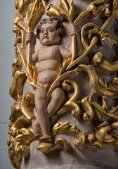 Décor d'autel baroque à Melgaço, Portugal (détail)