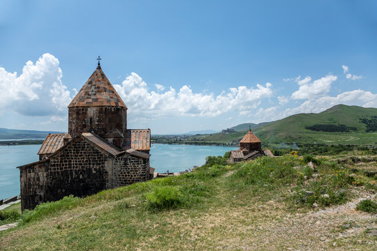 Sevanavank , Sevan Monastery. Lake Sevan , Gegharkunik Province of Armenia. 9th century 