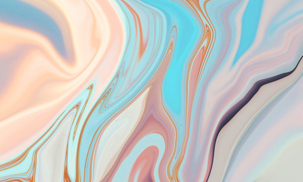 Colorful Abstract Liquid Fluid Marble Texture