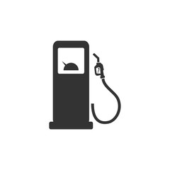 gas station icon template black color editable. gas station symbol vector sign isolated on white background. Simple logo vector illustration for graphic and web design.