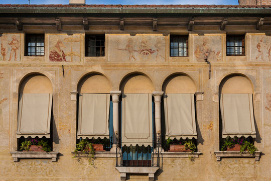 The town of Oderzo in Italy