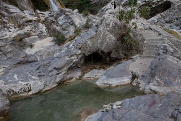 Fototapeta premium Waterfalls of San Agustín Ahuehuetla, the avocado, Puebla, Mexico