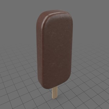 Chocolate ice cream on stick 3