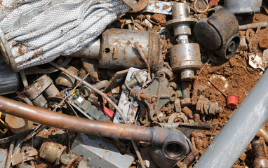 broken and rusted items