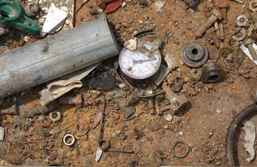 old barometer and more abandoned objects