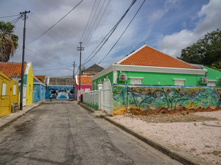   Otrobanda World Heritage Site  Views around the small Caribbean island of Curacao