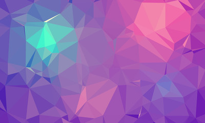 Colorful polygon abstract background