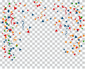 confeti background vector