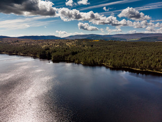 Schottische Highlands von Oben - Luftbild