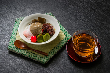 ほうじ茶のアイスクリーム ice cream of roasted green tea