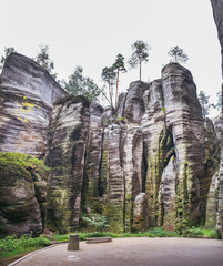 Adrspach National Park in Czech Republic, Europe