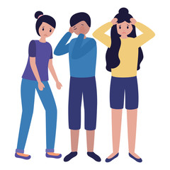 Obraz premium people mental disorder psychological depressed