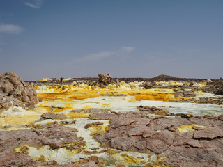 Dallol vulcano Danakil Dessert Etopia