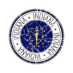 Indiana rubber stamp