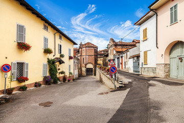 Fototapeta na wymiar Camagna Monferrato, Italy