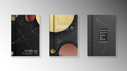 abstract book cover design with a galaxy background . vector illustration in eps 10