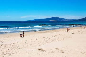 Playa de los Lances or Los Lances Beach, Province of Cadiz, Andalusia, Spain