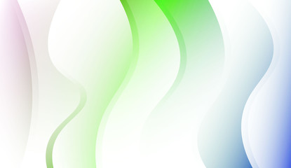 Template Background With Wave Geometric Shape. For Design, Presentation, Business. Colorful Vector Illustration