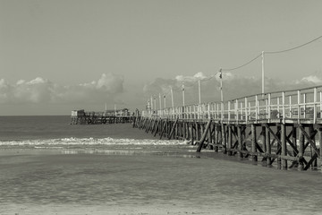 Obraz premium bridge in the fog