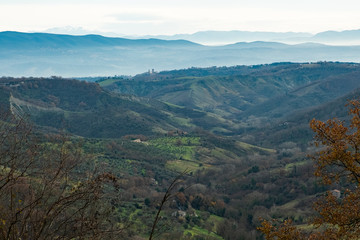 Naklejka premium Civita di Bagnoreggio, Lazio, Viterbo, Italy Italia, Lazzaro Felice location