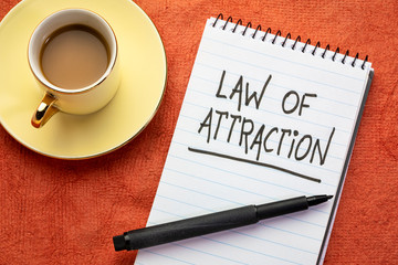 Law of attraction handwriting