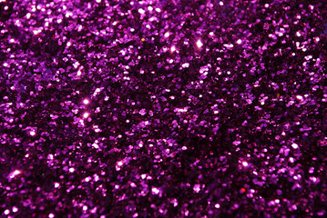 glitter scattered background. brilliance. close-up