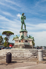 Michelangelo square in Florence. Italy