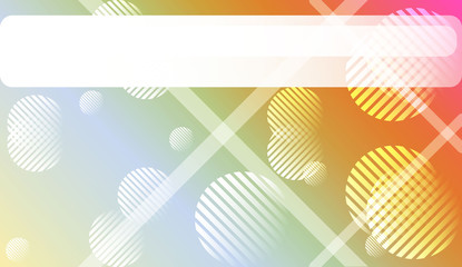 Colorful Gradient Color Background with Line, Circle. Wallpaper. For Your Design Ad, Banner, Cover Page. Vector Illustration.