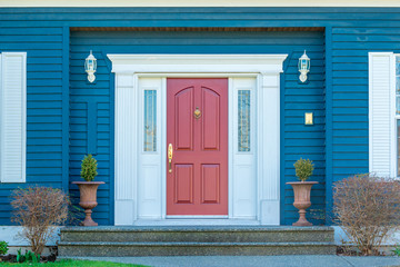 A nice entrance of a house.