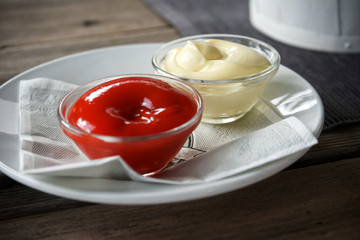 tomato soup in white bowl