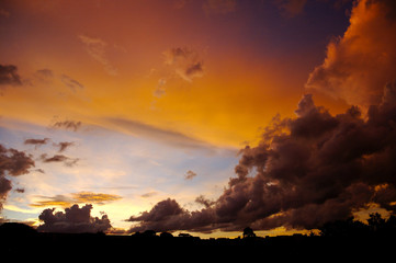 Sunset in Brasilia Brazil
