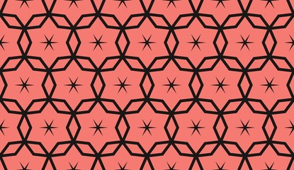 Fototapeta premium Red . abstract seamless geometries pattern. for wallpaper. design page fill. Vector illustration.