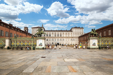 Fototapeta na wymiar Royal palace in Turin, Italy
