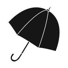 Vector design of parasol and autumn icon. Collection of parasol and storm stock symbol for web.