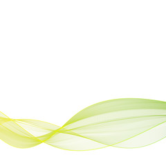 yellow green wave. abstract vector illustration. eps 10