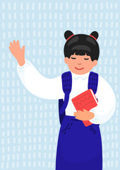 Schoolgirl in uniform 