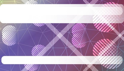 Fototapeta premium gradient color illustration in a triangles, line, circle, space for text style. Smart business design. Vector illustration.