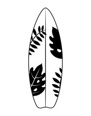 surfboard equipment sport isolated icon