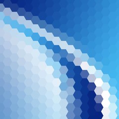 blue abstract hexagons. layout for advertising. eps 10