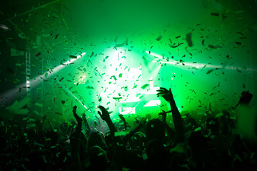 Fans enjoying the party vibes.