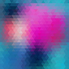 blue-pink triangular background. layout for advertising. eps 10