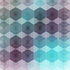 turquoise hexagons. presentation layout. abstract vector background