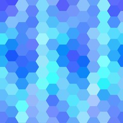Fototapeta na wymiar blue abstract hexagons polygonal style. layout for advertising. eps 10