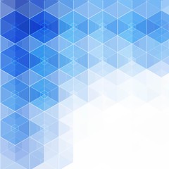 blue hexagons. layout for the presentation. abstract background. eps 10